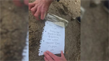 Daughter sends mom’s ashes on epic world adventure in a bottle: 